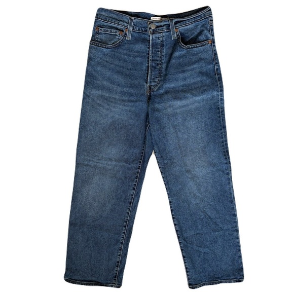 Levi's Denim - Levi's Women's Straight Leg Blue Jeans